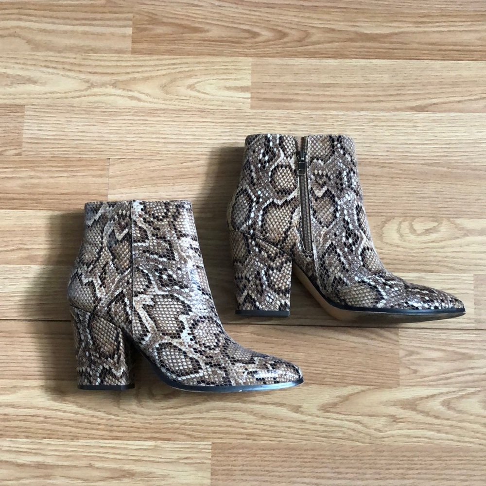 Steve Madden Snake Print Marissa Boot